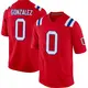 Game Red Men's Christian Gonzalez New England Patriots Alternate Jersey