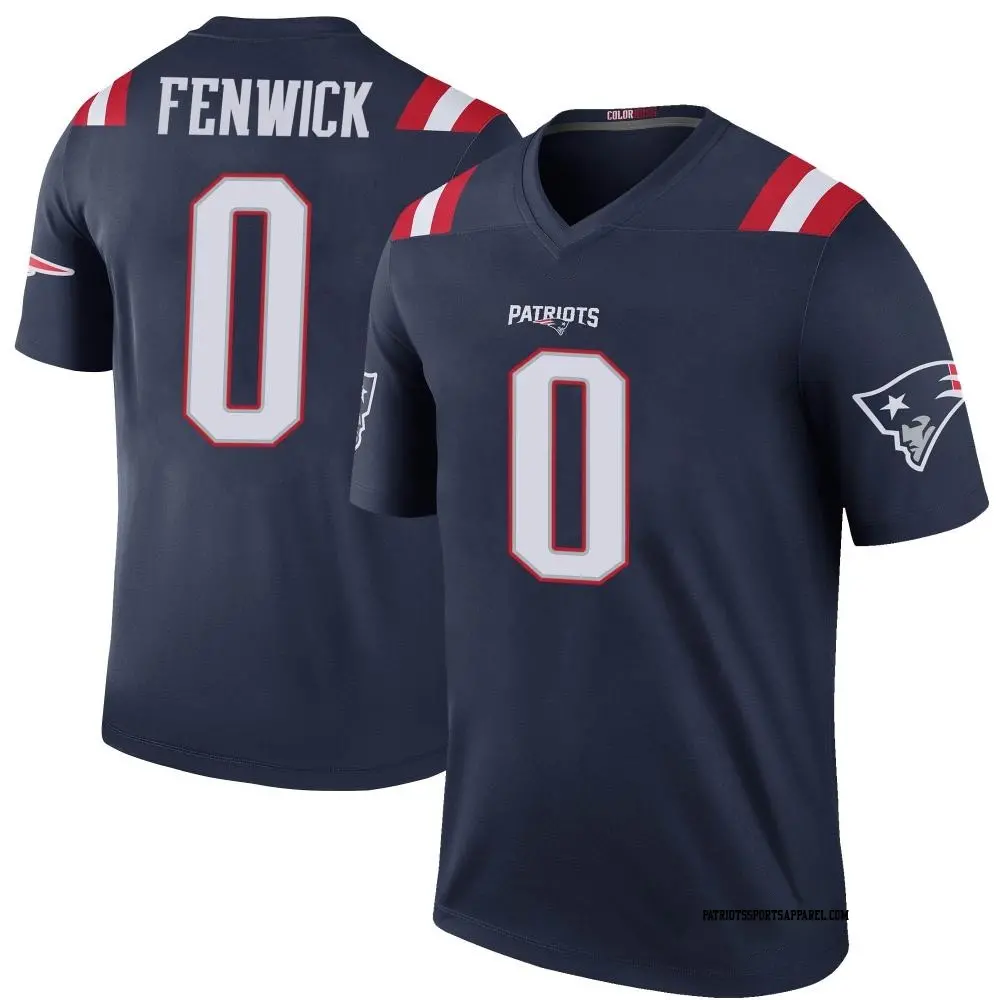 Legend Navy Men's Deshaun Fenwick New England Patriots Color Rush Jersey