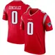 Legend Red Youth Christian Gonzalez New England Patriots Inverted Jersey
