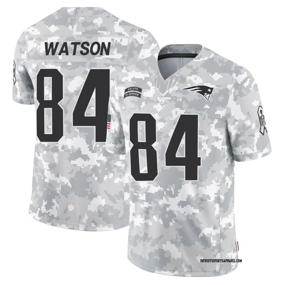Limited Arctic Camo Men's Benjamin Watson New England Patriots 2024 Salute to Service Jersey