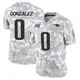 Limited Arctic Camo Men's Christian Gonzalez New England Patriots 2024 Salute to Service Jersey