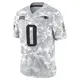 Limited Arctic Camo Men's Christian Gonzalez New England Patriots 2024 Salute to Service Jersey
