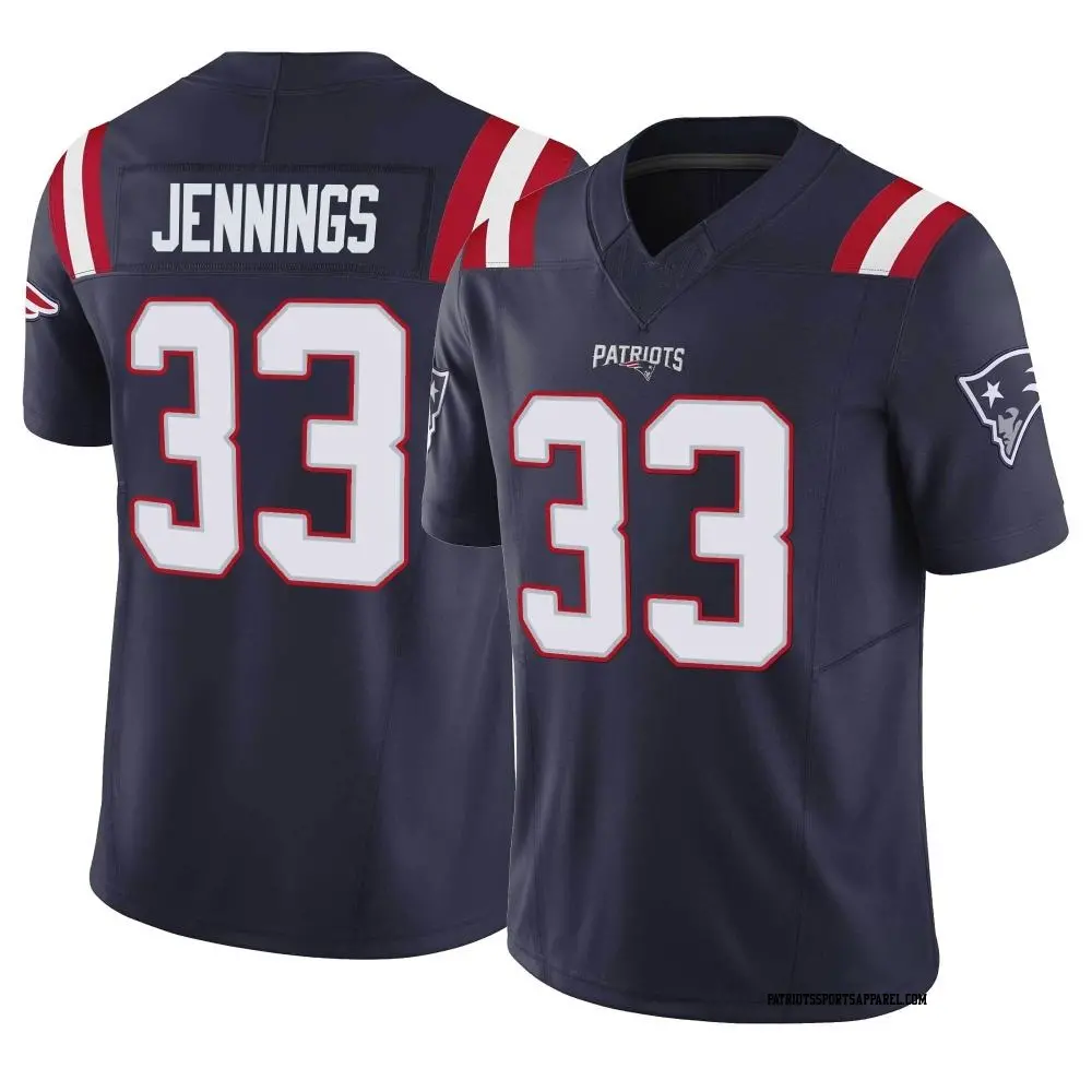 Limited Navy Youth Anfernee Jennings New England Patriots Vapor F.U.S.E. Jersey