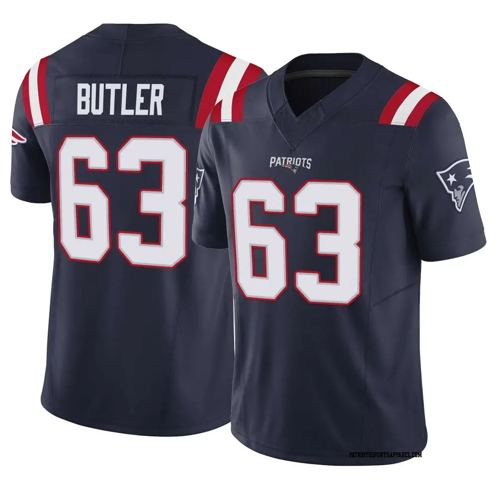 Limited Navy Youth Mehki Butler New England Patriots Vapor F.U.S.E. Jersey