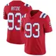 Limited Red Men's Jahvaree Ritzie New England Patriots Vapor Untouchable Alternate Jersey